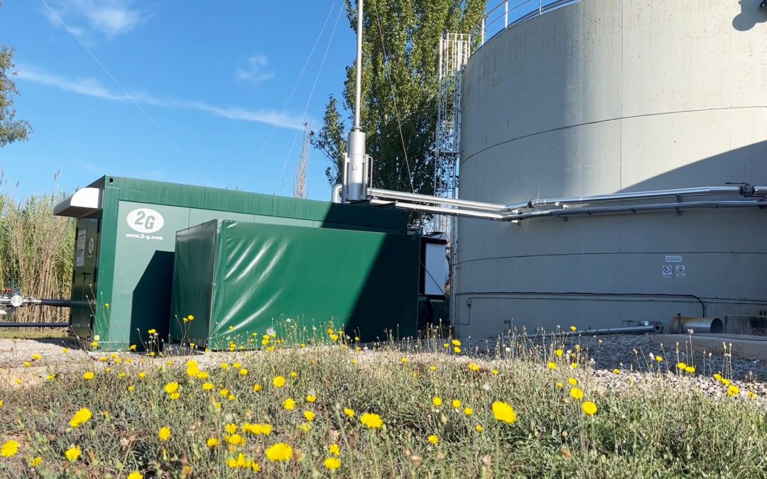 El biogás de la EDAR de Sant Fruitós – Navarcles – Santpedor se convierte en energía