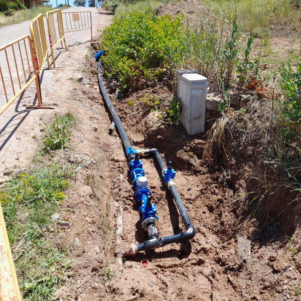 Mejora de la red de agua en el Pont de Vilomara y Rocafort y en Rajadell para reducir averías