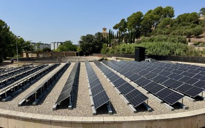  Aigües de Manresa inicia la instal·lació de plaques fotovoltaiques al dipòsit de la Culla per reduir el consum energètic 